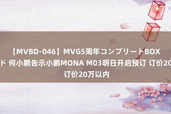 【MVBD-046】MVG5周年コンプリートBOX ゴールド 何小鹏告示小鹏MONA M03明日开启预订 订价20万以内
